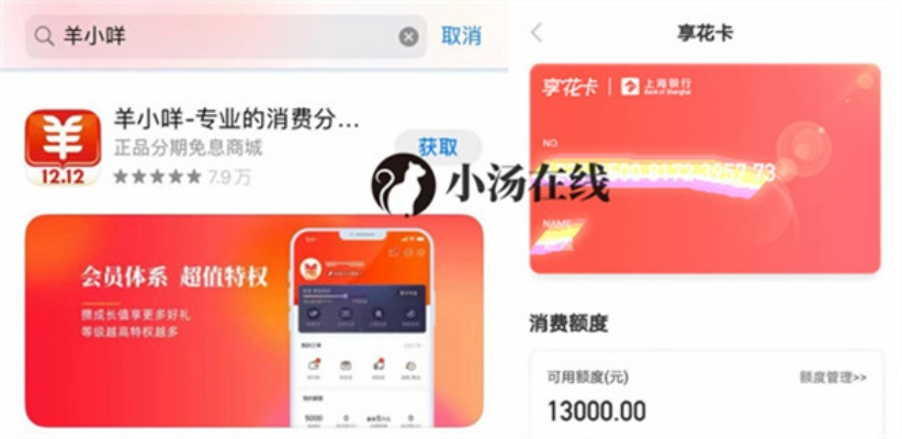 羊小咩享花卡额度使用指南