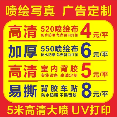 庐阳区品牌电脑喷绘报价概览