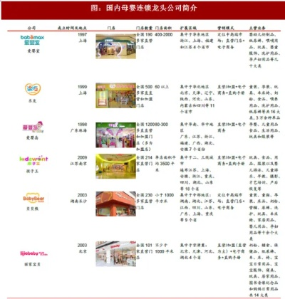连锁品牌母婴店的运营策略与市场分析