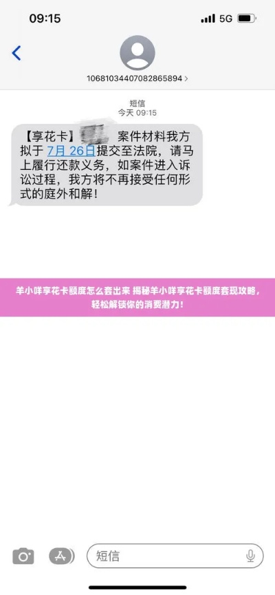 不小心借了羊小咩享花卡取现，怎么取消操作指南