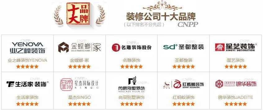 中高端装修品牌概览