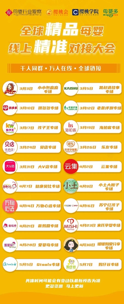 打造母婴品牌专场，赢在起跑线