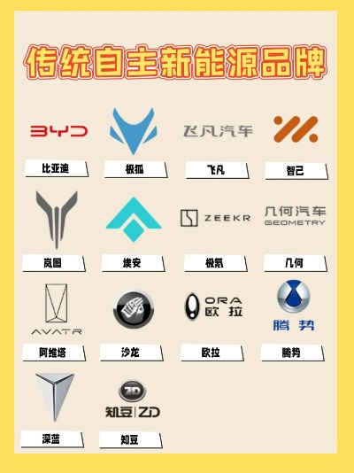 智能电动汽车品牌概览