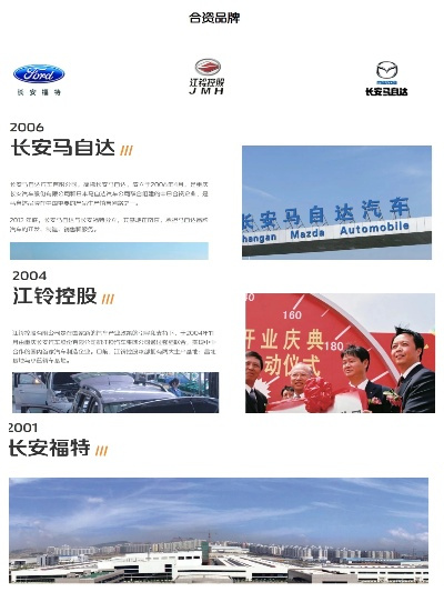 长安合资汽车品牌发展之路