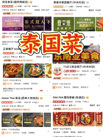 泰国餐饮品牌大盘点