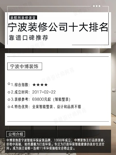 宁波品牌装修公司盘点