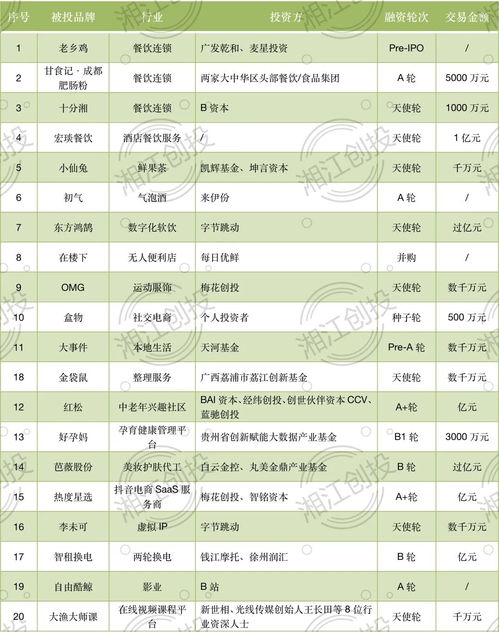 甘肃餐饮品牌投资项目概览
