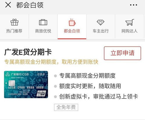 广发e贷卡的分期额度提现攻略（附详细步骤与案例说明）