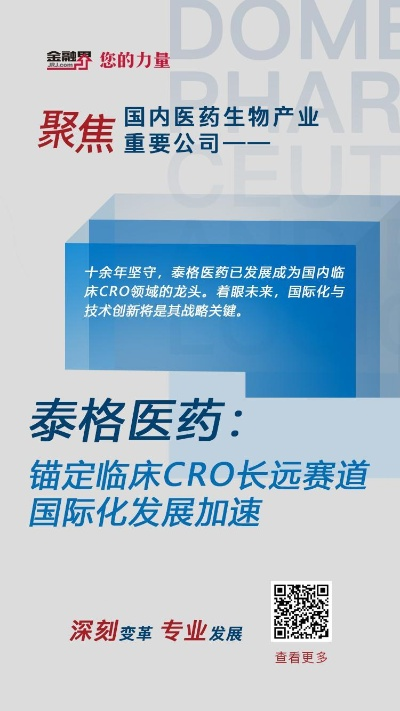 泰格医药的品牌传奇