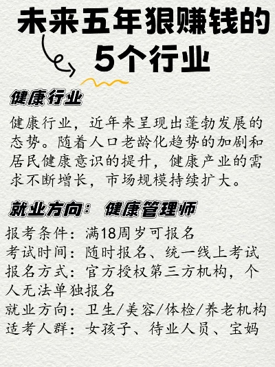 年底后做什么好赚钱呢？五大热门行业分析