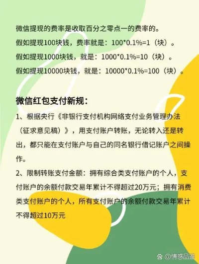 揭秘个体户微信分付提现收费情况，一文读懂！