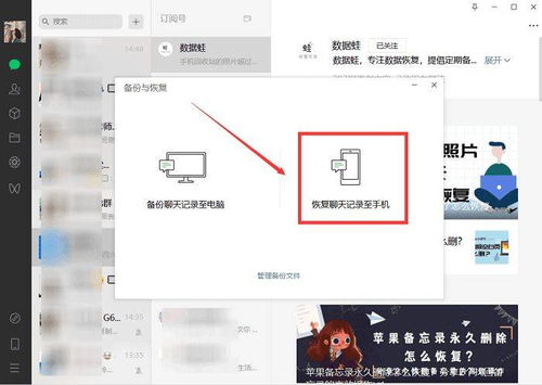 微信聊天记录丢失？别慌！教你轻松恢复历史聊天记录