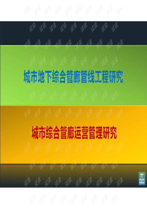 智慧管廊专家评审会议内容详解