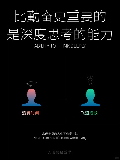 思考才能致富，深度探究与思考的力量