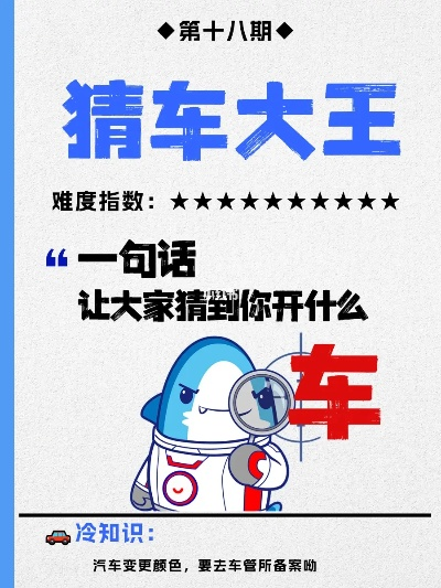 汽车品牌谜语大挑战