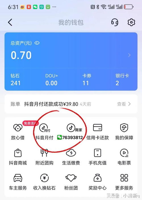 抖音月付买电子卡套，省钱又便捷的新选择