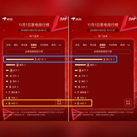京东传统家电品牌盘点