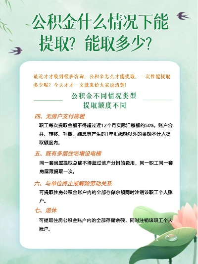公积金能不能自己取现？解读公积金提取规则与注意事项
