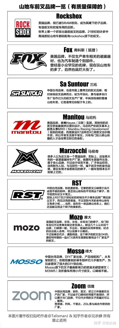 户外单车品牌大比拼