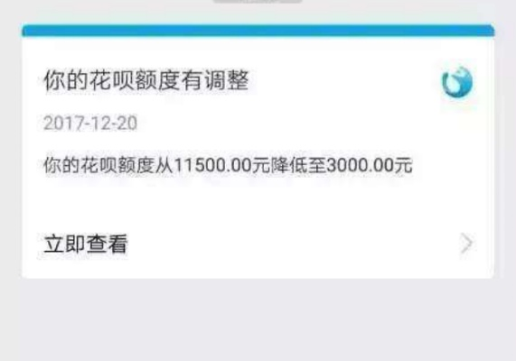 花呗额度突然降低，我该怎么办？