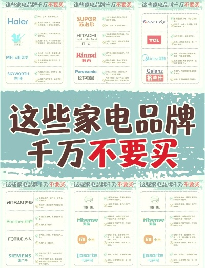 家电选购指南，品牌与性价比的完美结合