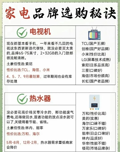 50万左右家电推荐品牌与选购指南