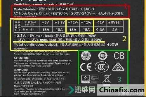 如何查看电脑电源品牌