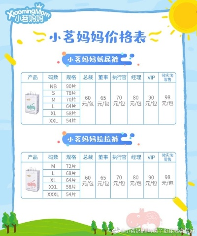 母婴品牌套餐价格标准表