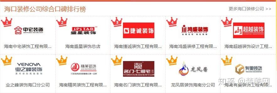 海南全包装修品牌概览
