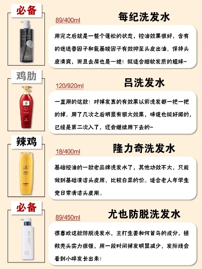 揭秘化妆品牌洗发水的奥秘