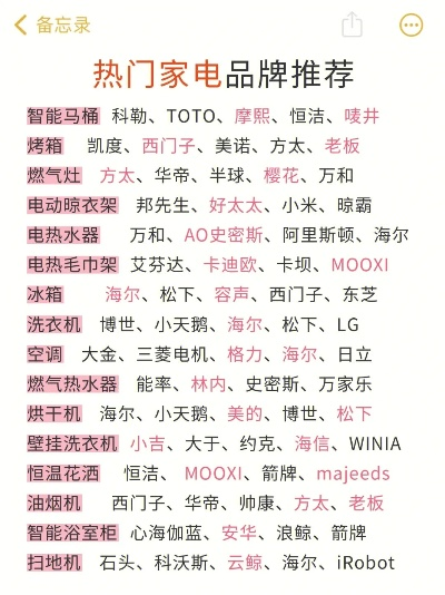 天猫50个家电品牌大揭秘