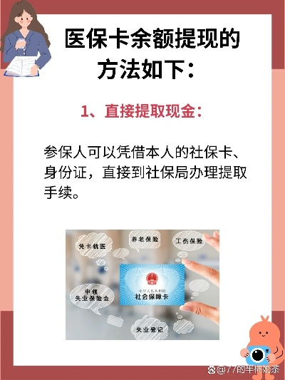 医保卡取现提现到银行卡，详细步骤与注意事项